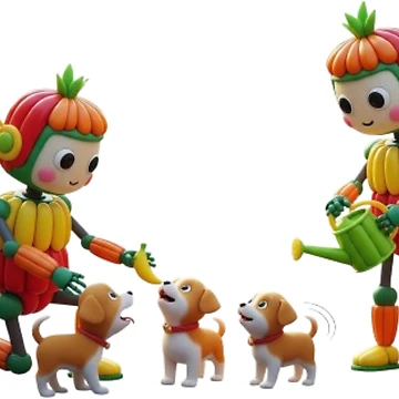 Artwork thumbnail, fruit robot by PP&RAINBOW SHOP