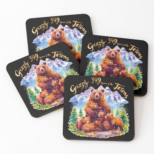 Item preview, Grizzly 399 Bear Lovers Queen Of The Tetons National Park designed and sold by brntcoff1.