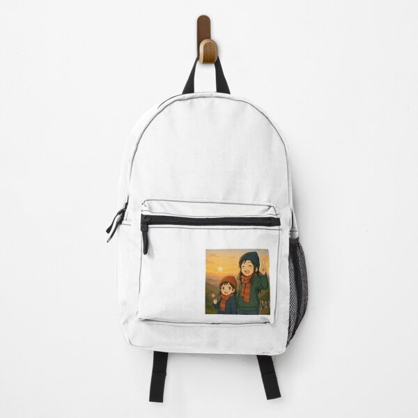 Item preview, Sisters Watching Sunrise at Doi Inthanon – Cute Anime Thailand Travel Art designed and sold by konthai.familyart.