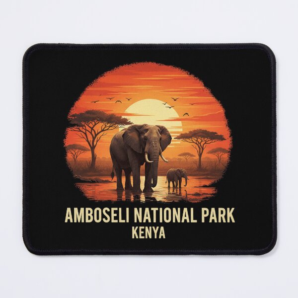 Item preview, Amboseli National Park designed and sold by FreshArtFusion.