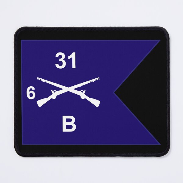 Item preview, Army - Guidon - B Co 6th Bn 31st Infantry designed and sold by Military Insignia Products.