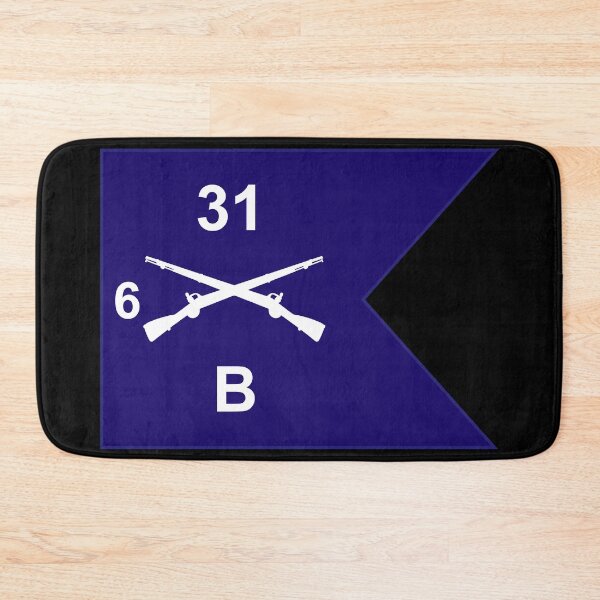 Item preview, Army - Guidon - B Co 6th Bn 31st Infantry designed and sold by Military Insignia Products.
