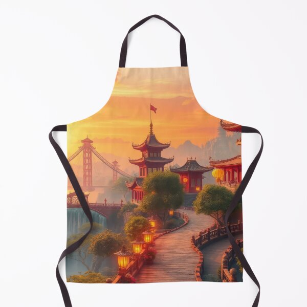 Item preview, Enchanted Jade City – Fantasy Digital Art designed and sold by DkPINTEREST.