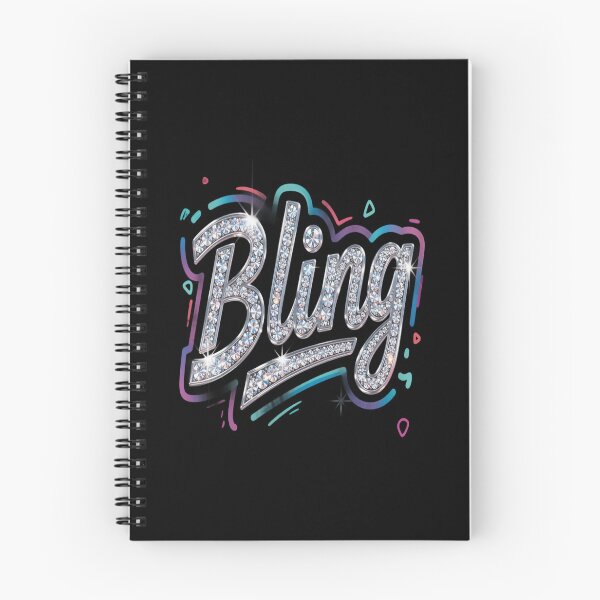 Artikelvorschau, Bling Diamond Sparkle Aesthetic | Glamouröses Strass-Typografie-Design entworfen und verkauft von A2JRetro.