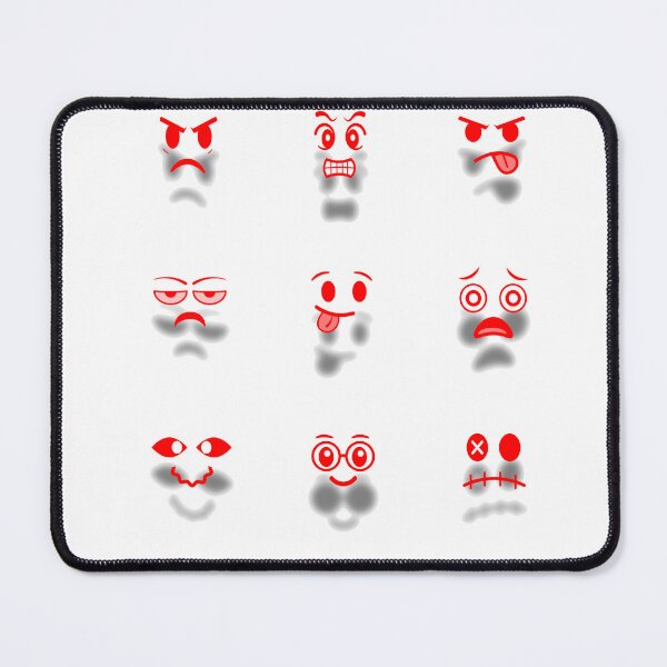 Item preview, Funny Cartoon Faces – Nine Expressions Emoji Style Design designed and sold by CozyInkdesign.