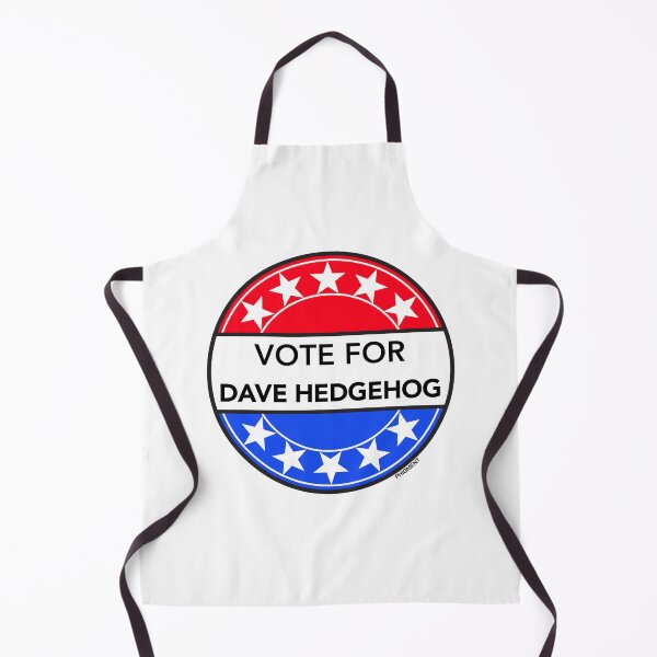Item preview, VOTE FOR DAVE HEDGEHOG (BOTTOM TV LEGEND) designed and sold by phigment-art.