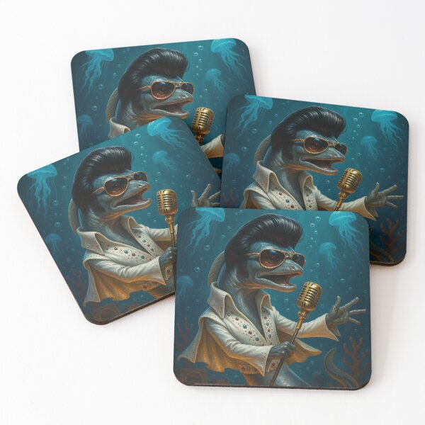 Item preview, EELvis Presley Parody Rock and Roll Illustration – EELuminati designed and sold by pintadopartners.