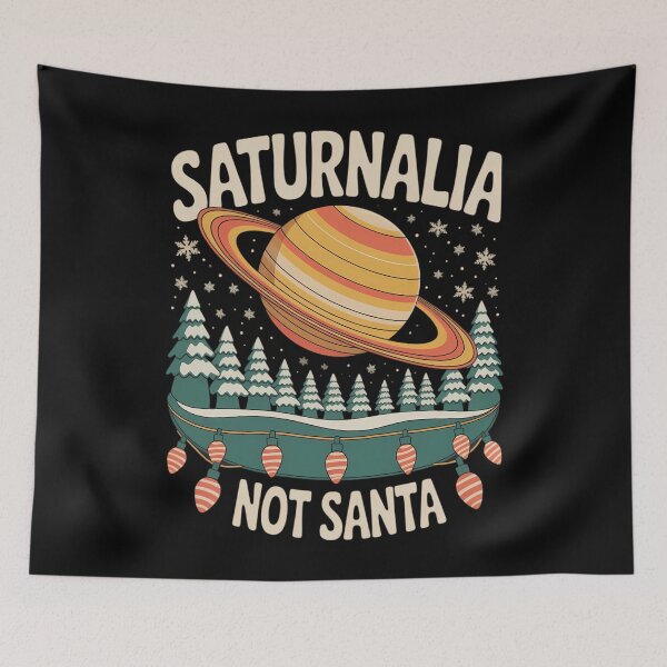 Item preview, Saturnalia Not Santa Roman Christmas Saturn Winter Holiday designed and sold by CookWorldLaughs.