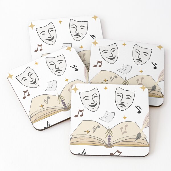 Item preview, Authorship and creativity: book, masks, pen and lavender bookmark designed and sold by CheriTanya.
