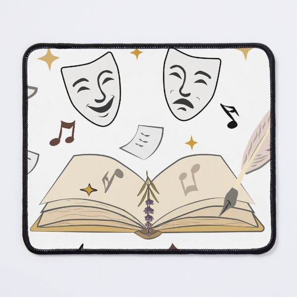 Item preview, Authorship and creativity: book, masks, pen and lavender bookmark designed and sold by CheriTanya.