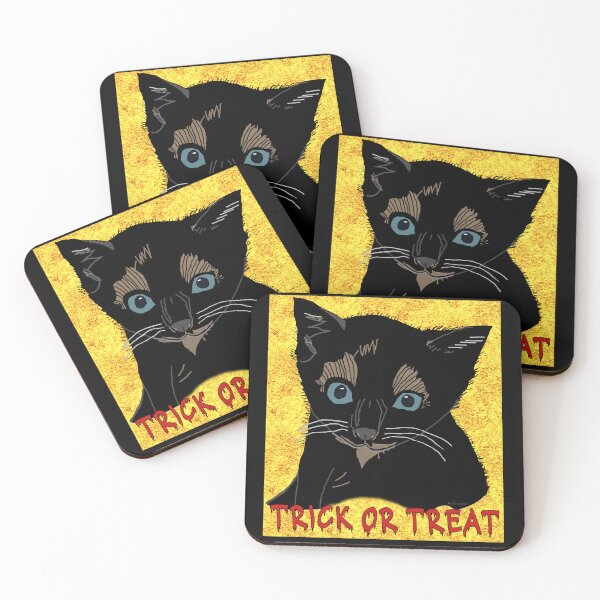 Item preview, Trick or Treat Kitten with Blue Eyes designed and sold by kristalcurt.