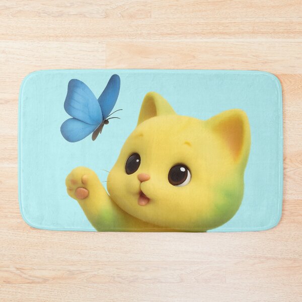 Item preview, Curious Kitten and the Blue Butterfly designed and sold by DataPixelRenzo.