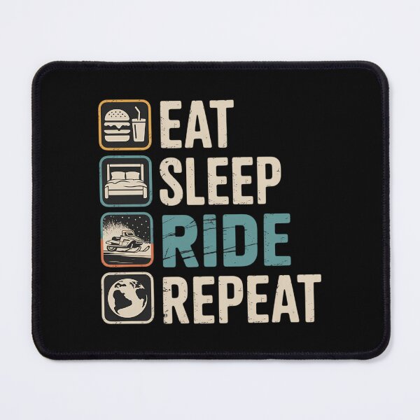 Item preview, Snowboarding Snowboard Ride Eat Sleep Ride Repeat designed and sold by CookWorldLaughs.