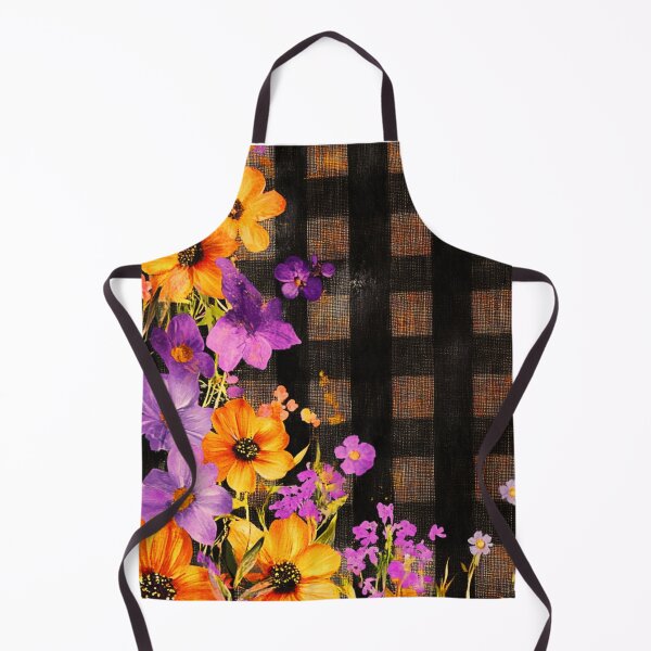 Item preview, Autumn Blooms on Buffalo Plaid designed and sold by whitedove457.