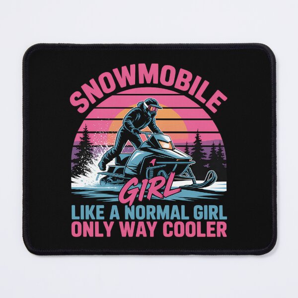 Item preview, Snowmobile Girl Winter Sport Snowmobiling designed and sold by CookWorldLaughs.