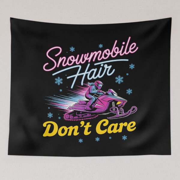 Item preview, Snowmobiling Sled Winter Sport Snowmobile Hair Dont Care designed and sold by CookWorldLaughs.