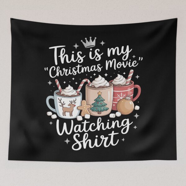Item preview, This Is My Christmas Movie Watching Family Matching designed and sold by CookWorldLaughs.