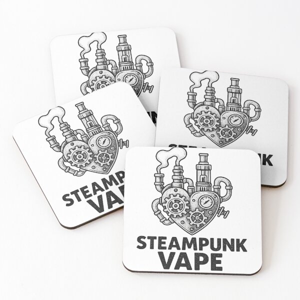 Item preview, Steampunk Vape – Tattoo Style Dotwork Design designed and sold by House of Taste Designs.