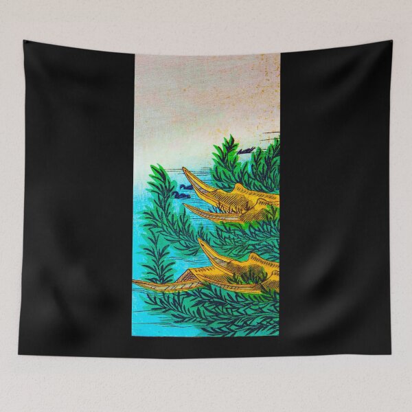 Item preview, Boats Among Reeds - V3 designed and sold by WheelieGdArt.