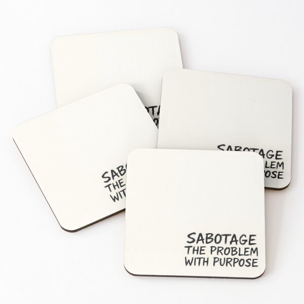 Item preview, Sabotage the problem with purose designed and sold by somewhere76.