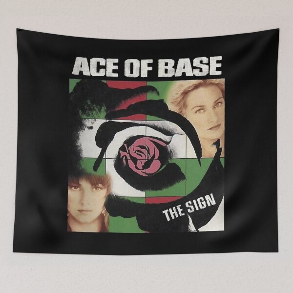 Item preview, Black White Red Design Pop Rock Heavy Metal Country Band Ace Of Base Essential  designed and sold by TimLazar0.