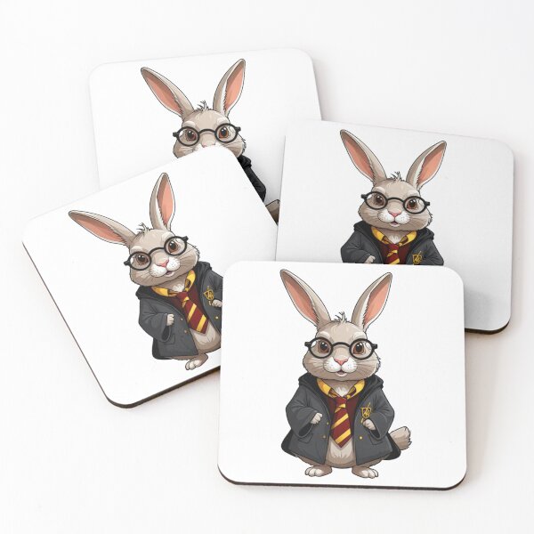 Item preview, Hare Potter – Funny Rabbit Wizard Parody Illustration designed and sold by SketchOnScreen.