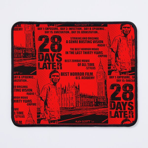 Item preview, 28 DAYS LATER ACCOLADES PRINT RAGE RED designed and sold by Campbell0395.