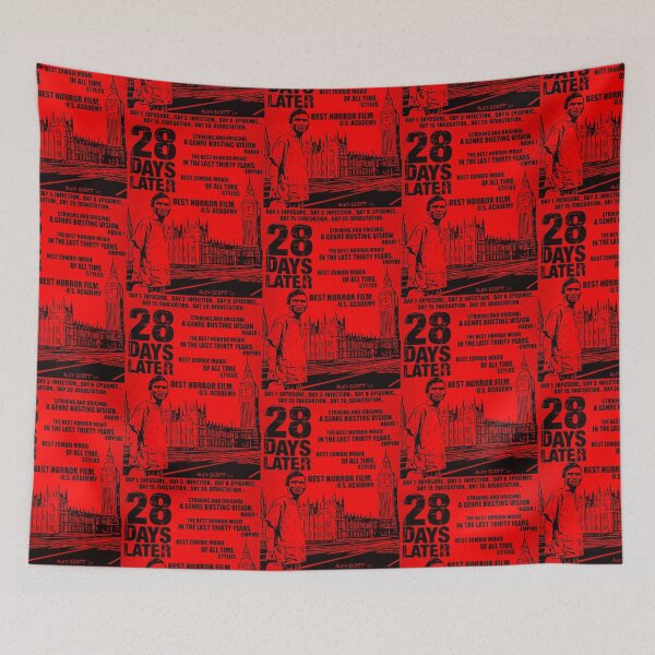Item preview, 28 DAYS LATER ACCOLADES PRINT RAGE RED designed and sold by Campbell0395.