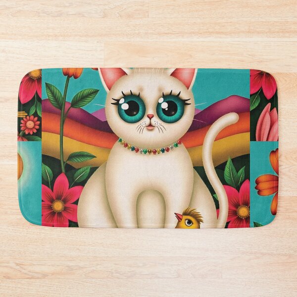 Item preview, Trendy Cat Art Print Digital Illustration Creative Millennials NYC designed and sold by giohne.