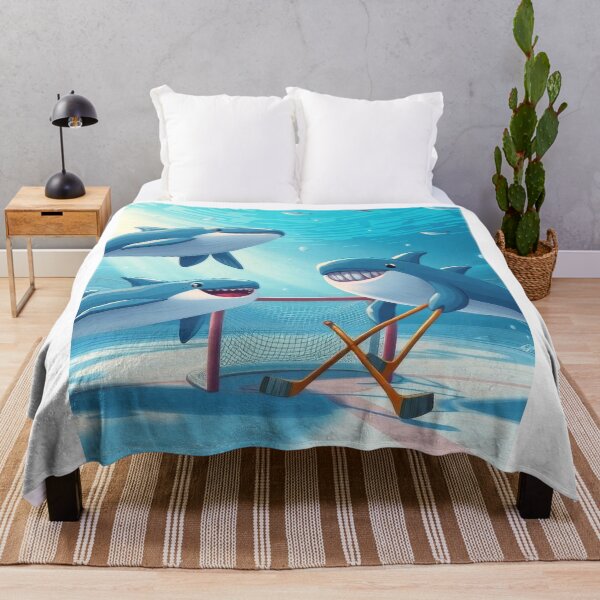 Item preview, Retro Whale-Themed Hockey designed and sold by DkPINTEREST.