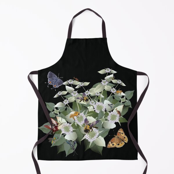Item preview, Mountain Mint with Honey Bees and Pollinators designed and sold by Jedi-Artist.