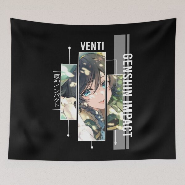 Item preview, Venti - Genshin Impact designed and sold by Vivzie-Art.