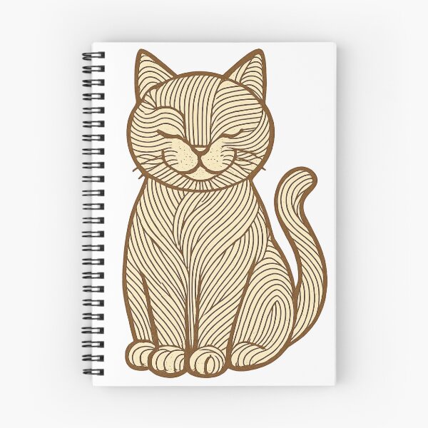 Item preview, Retro Line Art Cat designed and sold by PlanetBoi.