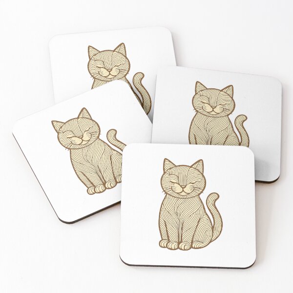 Item preview, Retro Line Art Cat designed and sold by PlanetBoi.