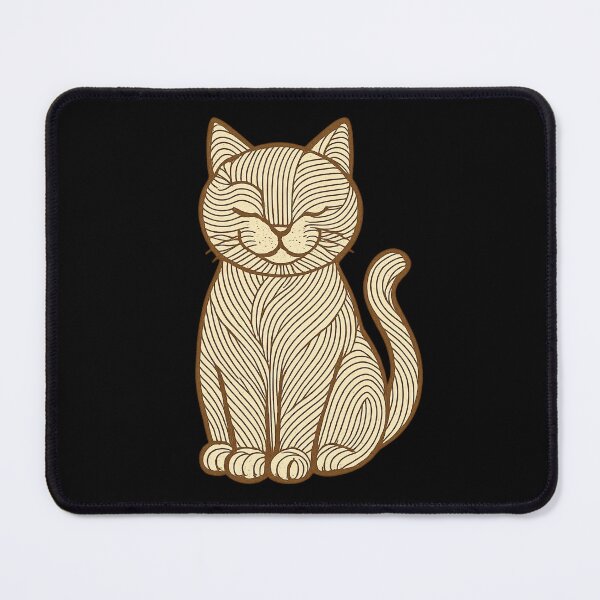 Item preview, Retro Line Art Cat designed and sold by PlanetBoi.