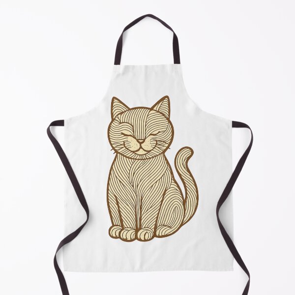 Item preview, Retro Line Art Cat designed and sold by PlanetBoi.