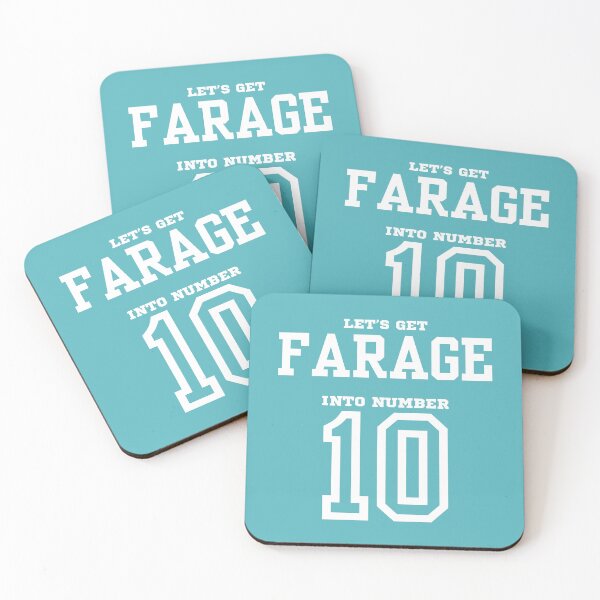 Item preview, Let's Get Nigel Farage into Number 10 designed and sold by JesterKrewArt.