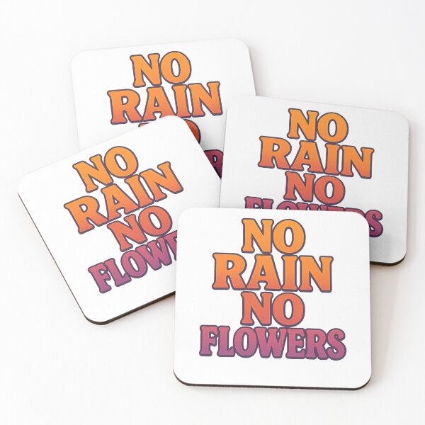 Item preview, No Rain No Flowers – Growth Through Challenges designed and sold by Byarasstudio.