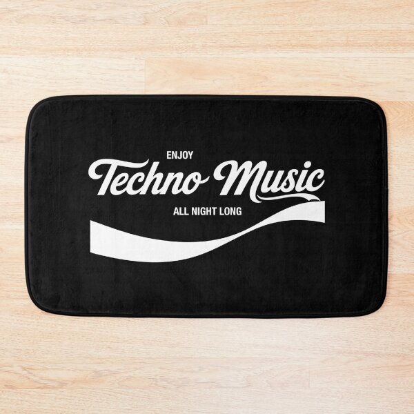 Item preview, Enjoy Techno Music. Iconic Logo Parody for Electronic Music Fans designed and sold by paulo silveira.