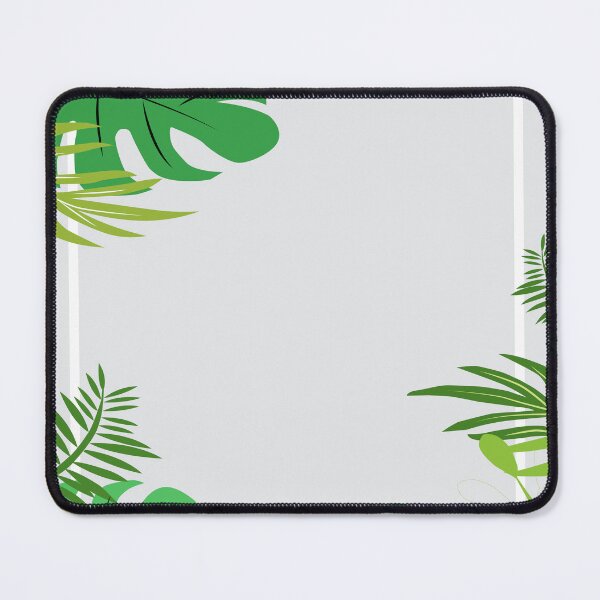 Item preview, Green Leaves Border Square Frame Nature Botanical Design designed and sold by jayson salvador.