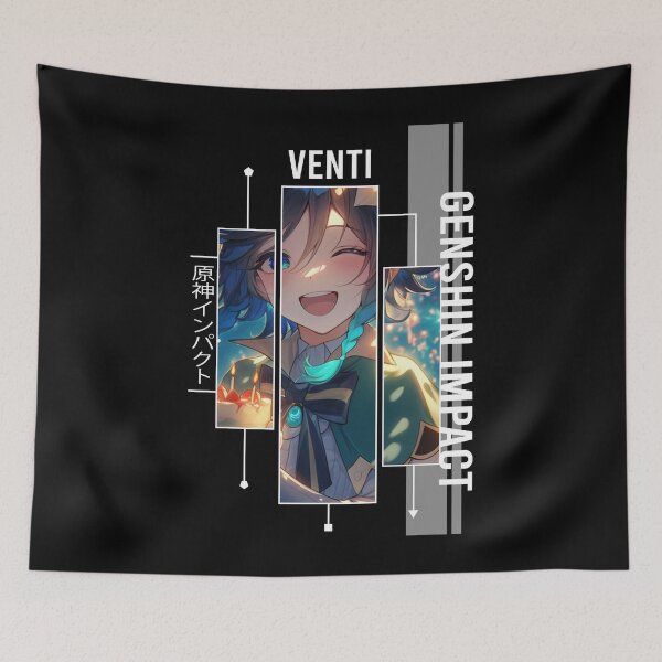 Item preview, Venti - Genshin Impact designed and sold by Vivzie-Art.