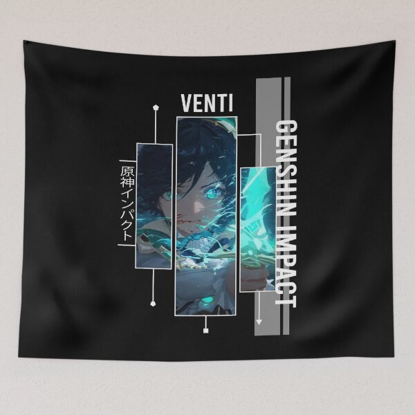 Item preview, Venti - Genshin Impact designed and sold by Vivzie-Art.