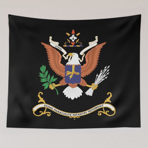 Item preview, Army - Regimental Colors - 502nd Parachute Infantry Regiment  - STRIKE X 300 designed and sold by Military Insignia Products.