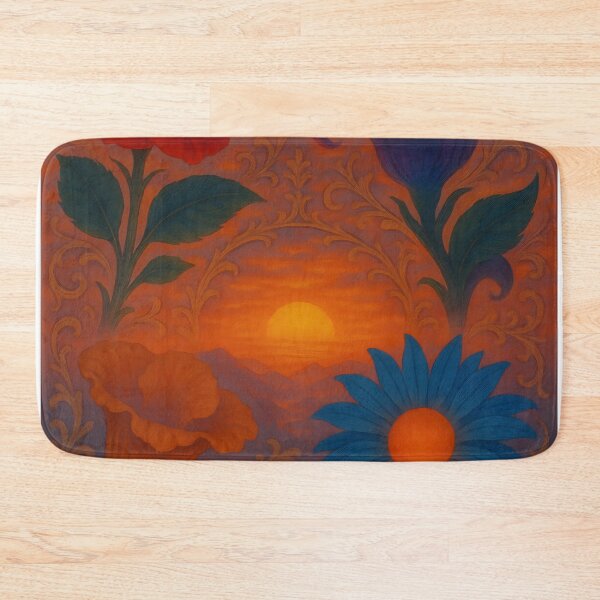 Item preview, Ornamental Flowers with Sunset designed and sold by FunnySignalStudio.