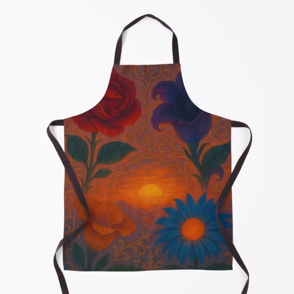 Item preview, Ornamental Flowers with Sunset designed and sold by FunnySignalStudio.
