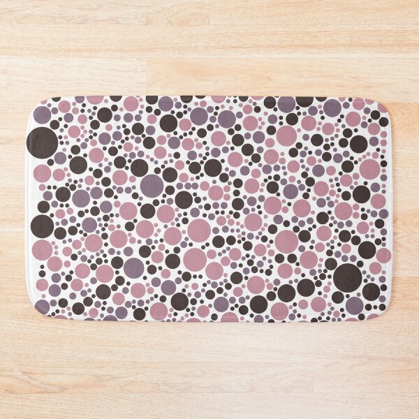 Item preview, Muted Pink Polka Dots Bubble Pattern Design designed and sold by patternsoup.