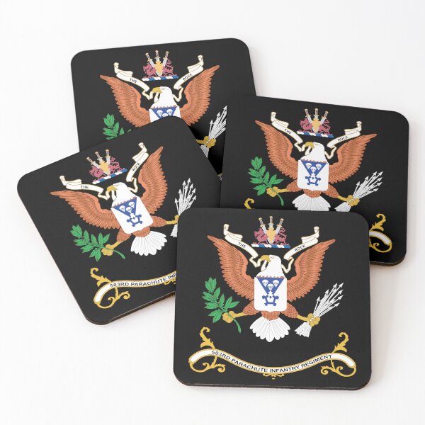 Item preview, Army - Regimental Colors - 503rd Parachute Infantry Regiment  - THE ROCK X 300 designed and sold by Military Insignia Products.