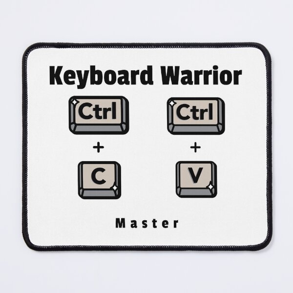 Item preview, Keyboard Warrior Ctrl + C Ctrl + V Master Funny Programmer Coding Design designed and sold by Ani-24.