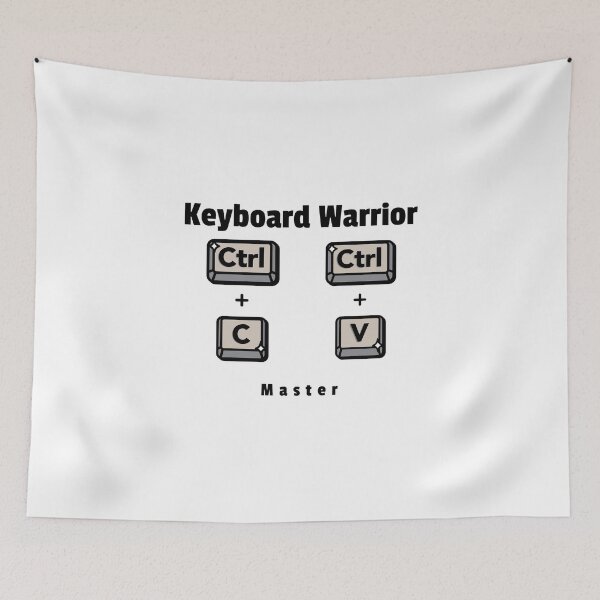 Item preview, Keyboard Warrior Ctrl + C Ctrl + V Master Funny Programmer Coding Design designed and sold by Ani-24.