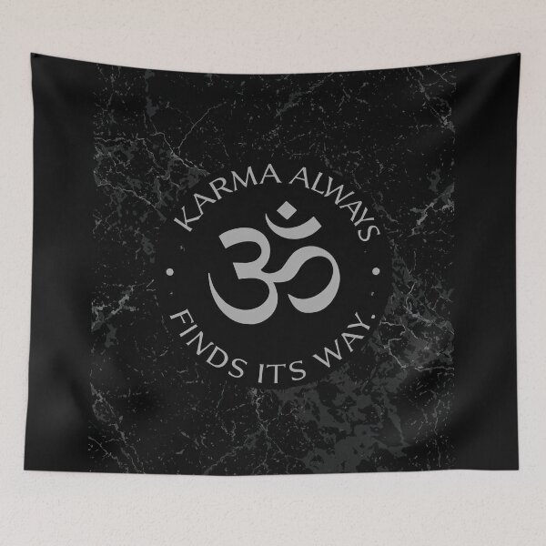 Item preview, Karma Always Finds Its Way – Spiritual Om Design designed and sold by ArtivaNest.